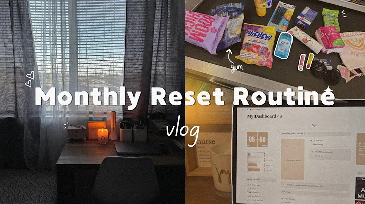 Monthly Reset Routine: grocery shopping, cleaning,...