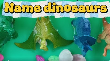 DINOSAURS Toys for Toddlers: Fun Facts, Names & Early Learning DINOSAURS
