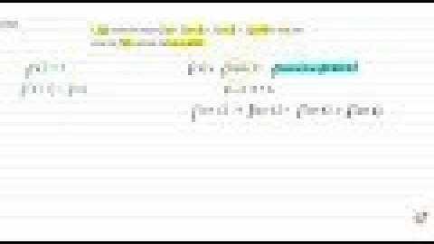 IIT JEE RELATIONS AND FUNCTIONS If `f(x)` satisfies the relation `f(x)+f(x+4)=f(x+2)+f(x+6)` for ...