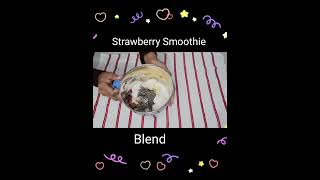 Healthy tasty Strawberry smoothie/ Healthy Breakfast recipe/Fruit smoothie recipe/Smoothies