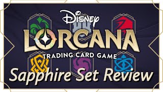 Disney Lorcana Set 1 Sapphire Cards Review