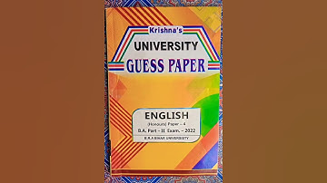The Ultimate Guide to English Honours B.A Part-2 | Paper-4 (2021-2024)
