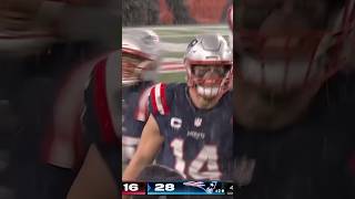 Spillane brings all the fight 💪😤 #patriots #playoffs #nfl #shorts