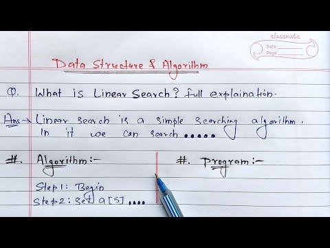 Linear search in Data Structure | Linear Search program in C | Linear Search Algorithm with Example