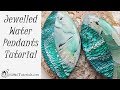 Polymer Clay Project: Watercolor & Silver Leaf Pendant Tutorial