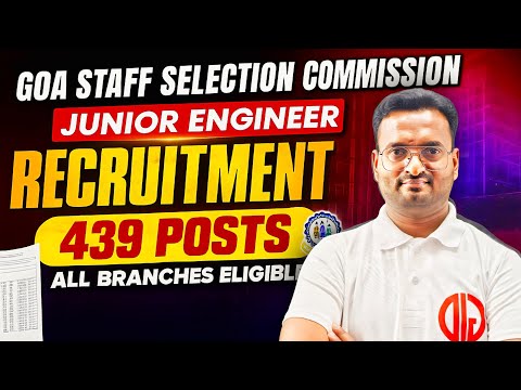🚨 Goa Ssc Recruitment 2025 Out! 💼🔥 Golden Govt Jobs For Engineers 👷 | Apply Now!