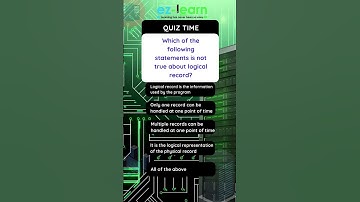 Mainframe Myth Busters: The Logical Record! 🤔💾 #mainframe #cobol #ezlearn