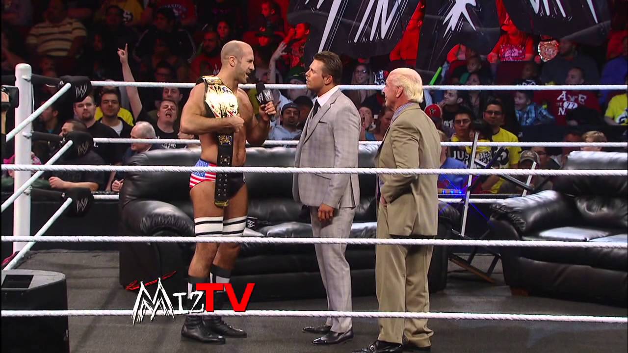 Ric Flair appears on Miz TV: Raw, Jan. 14, 2013