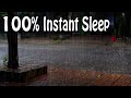 Sleep Hypnosis To Fall Asleep Fast w/ Summer Rainstorm & Thunder Sounds On Front Porch | White Noise