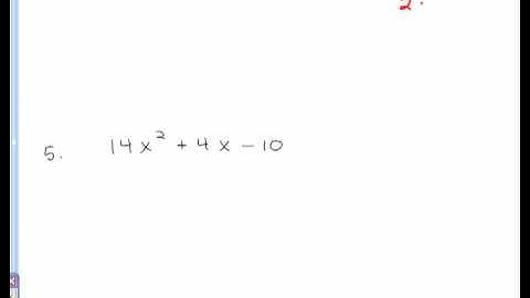 Beg. Alg. Factoring trinomials Part 2.wmv