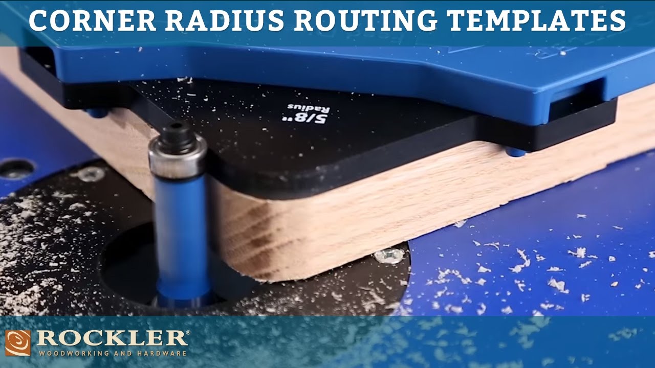 Rockler Corner Radius Routing Templates - YouTube
