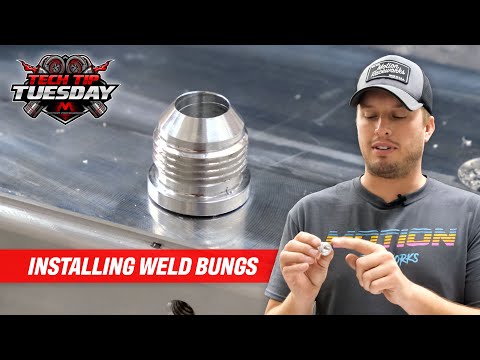 How To Make weld bungs look perfect every time with this technique! Tech Tip