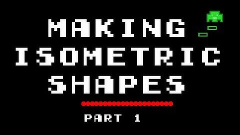 Isometric drawing part 1