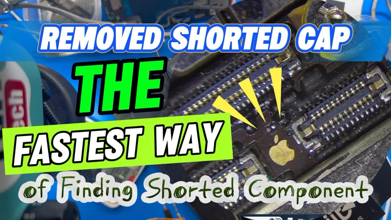 Shorted Components Example The fastest and safest way of finding shorted component on an iphone's ...