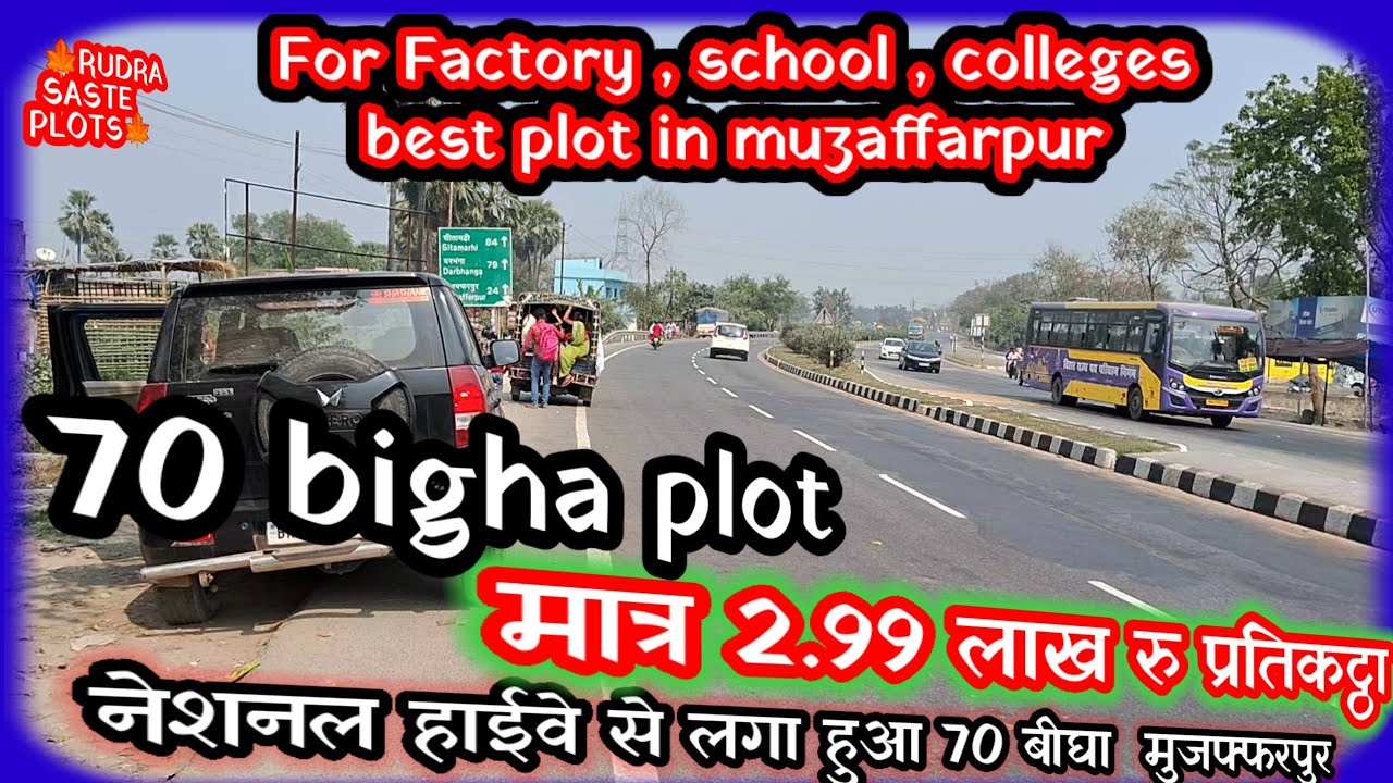 70 Bigha land from National highway | low budget plot on nh #realestate(477)