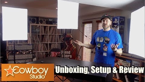 Cowboy Studio Lighting Kit - Unboxing, Setup & Review