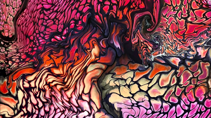 #205 Super Bowl Sunday Live Pour! / Swipe Technique / waterfall acrylics / Sheleeart pouring medium