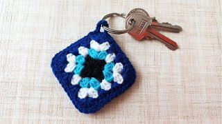 crochet keychain evil eye | How to Make a Crochet Keychain for Beginners by Poplar Crochet 2,143 views 7 months ago 5 minutes, 59 seconds