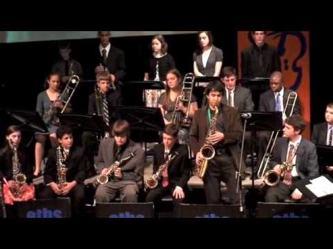 ETHS Jazz Lab Band - "Moanin'" by Bobby Timmons, a...