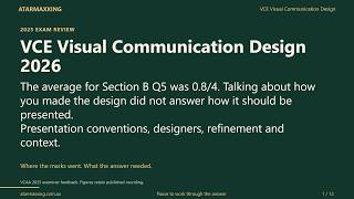 2026 VCE Visual Communication Design exam: What to learn from last year's mistakes