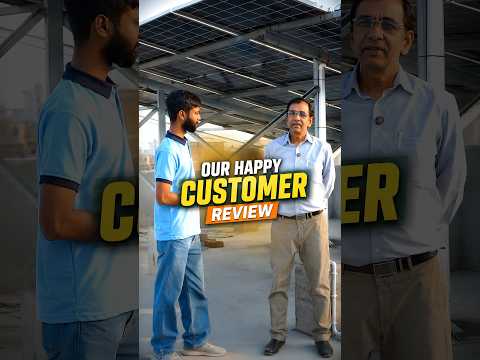 Our Happy Customer Review | Rooftop Solar Installation | #RooftopSolar #SolarEnergy #SolarPower