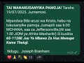 KISWAHILI TZ 19 07 2025 BARUA Ya Tai Wanakusanyika Pamoja Ya Leo Jumamosi Ya Ndugu Joseph Branham KISWAHILI TZ 19 07 2025 BARUA Ya Tai Wanakusanyika Pamoja Ya Leo Jumamosi Ya Ndugu Joseph Branham