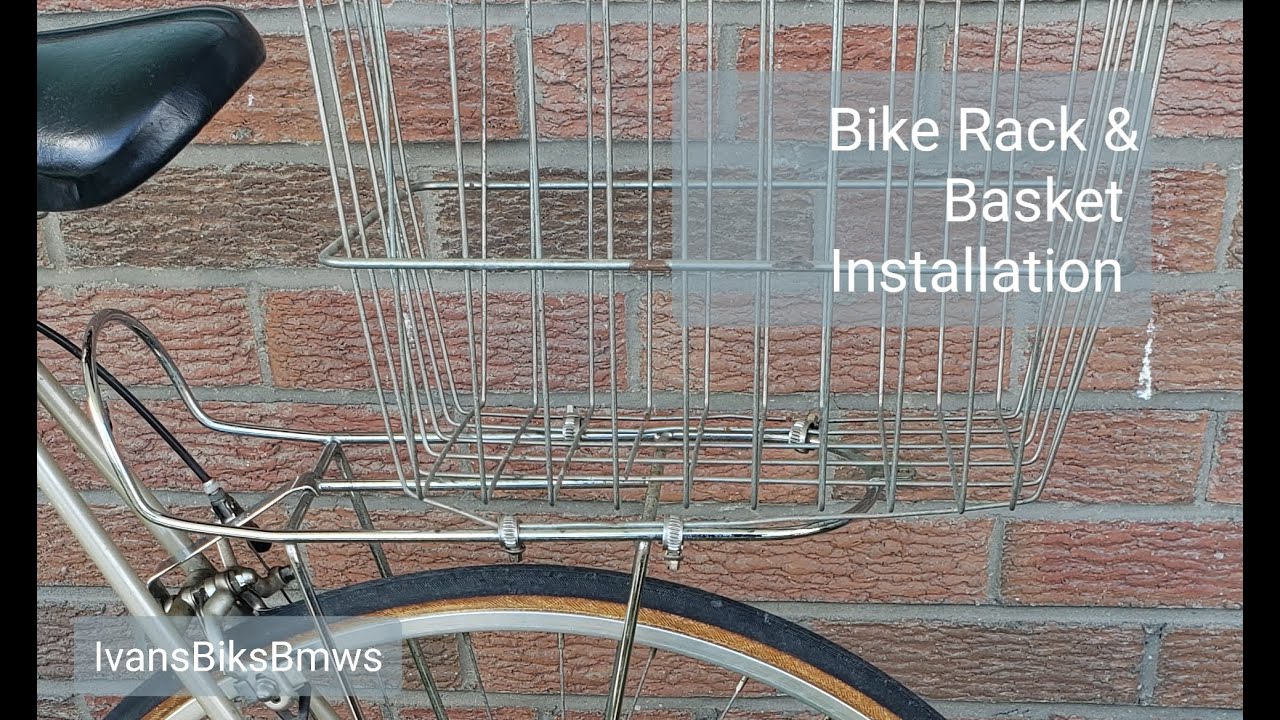 How To Install A Rack \U0026 Basket On Your Bike