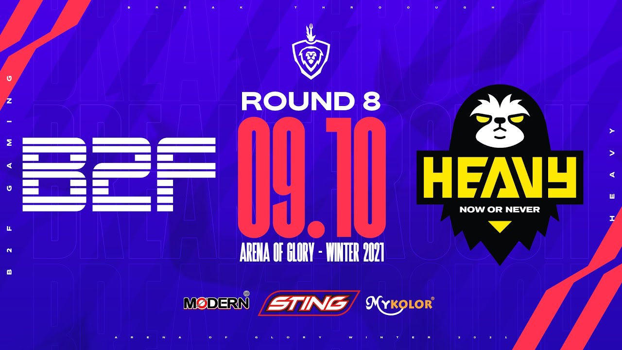 B2F GAMING vs HEAVY | B2F vs HEV - Vòng 8 ĐTDV mùa Đông 2021