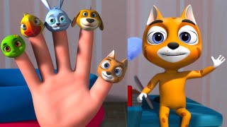 domestic animal finger family compilation nursery rhymes kids songs videogyan 3d rhymes