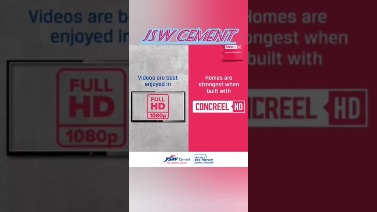 Jsw Cement The Best Ever Choice For India Shorts