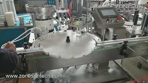 Full Automatic Rotary Bottle Filling Capping Machine