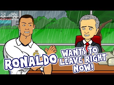 RONALDO to MAN UTD?! (CR7 wants to leave Real Madrid Right Now - Transfer Song Parody)