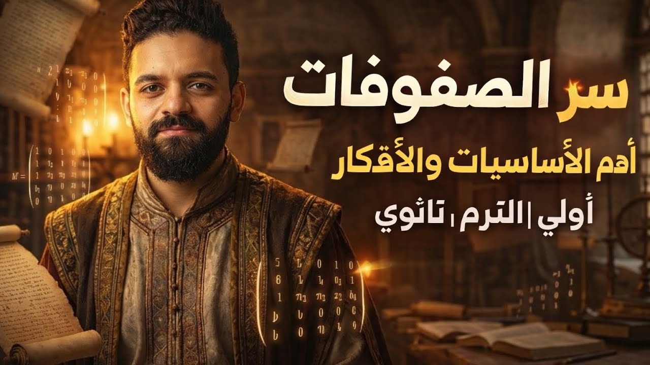 المصفوفات من الصفر 🔥 | أول درس جبر أولى ثانوي الترم الثاني + أهم الاساسيات