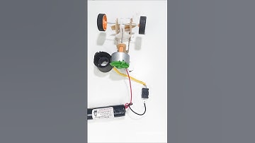 Gears Transfer Power To The Wheels | DC Motor #tech #experiment #carmechanism