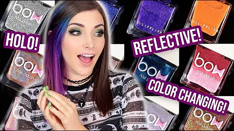 New Flash Reactive, Color Changing, and Holo Nail ...