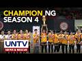 BFP Lady Firefighters, tinanghal na kampeon ng UNTV Volleyball League Season 4