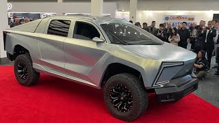 Электропикап Aitekx Robotruck или реплика Tesla Cybertruck