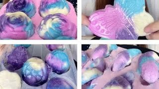 Asmr | Galaxy-Colored Ice Foam Eating Sounds [Solo: chao] Compilation screenshot 2