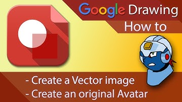 Google Drawings - Tutorial 02 - Creating a Vector image Avatar