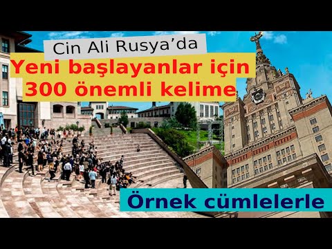 RUSÇA-TÜRKÇE SÖZLÜK (YENİ BAŞLAYANLAR İÇİN RUSÇA DERSLERİ)