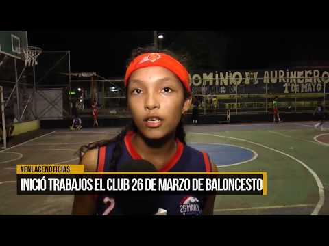 El equipo de baloncesto 26 de marzo se prepara para torneo