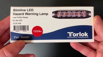 Torlok - Slimline 6 LED Hazard Warning Strobe Light