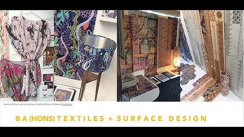 Textiles and Surface Design Course - University of Bolton