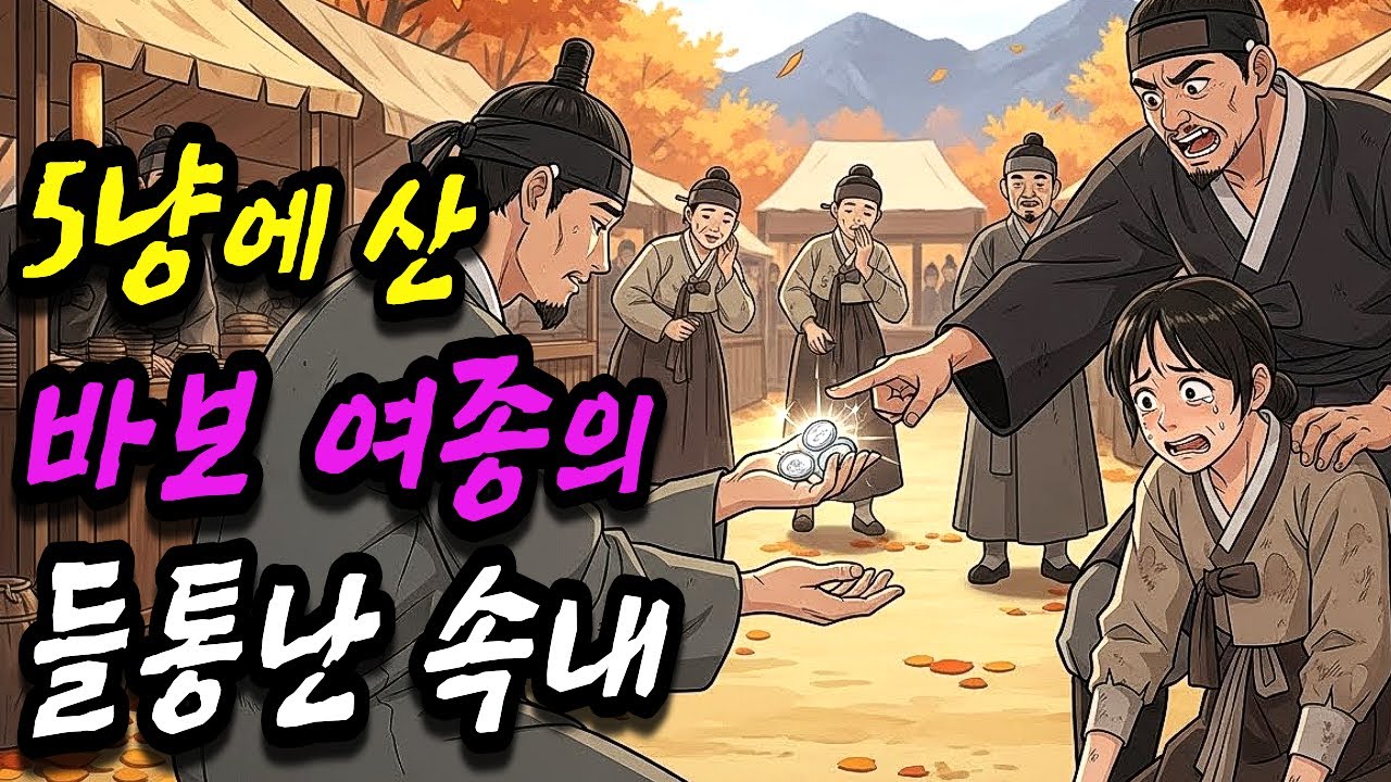 [은하야담 10화] 5냥에 산 바보 여종의 숨기고 있던 들통난 속내 (야담 민담 전설 설화 옛날이야기 오디오북)