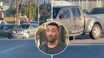 Man speaks out after ICE agent reportedly rammed into his truck, took him into custody