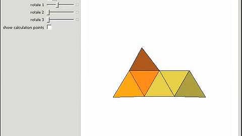 Two Ways of Folding a Sphinx into a Triangular Dipyramid