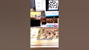 Flying laser marking machine marking metal parts+visual-Flying laser marking machine