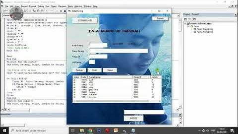 Membuat (Aplikasi Kasir Sederhana) mengguakan VB.6