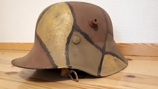Как замаскировать немецкую каску Stahlhelm времен Первой мировой войны Как замаскировать немецкую каску Stahlhelm времен Первой мировой войны