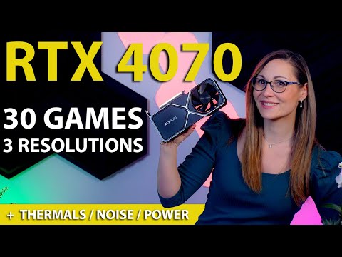 RTX 4070 Review - 30 Games Tested, 1080p, 1440p & 4K